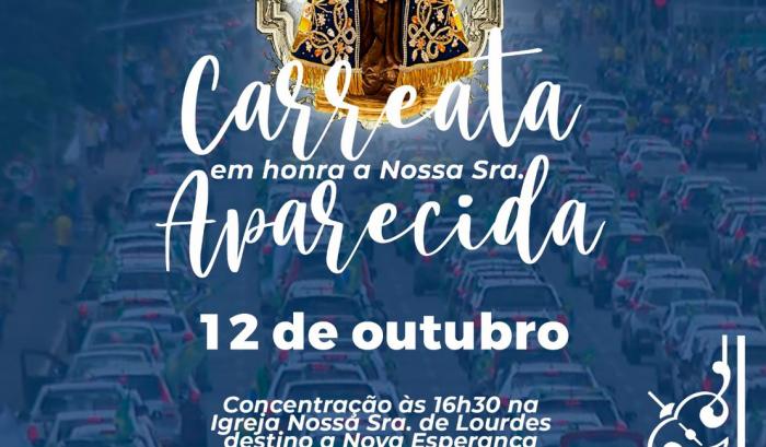 Novena de Nossa Senhora Aparecida acontece em outubro no bairro Nova Esperana.